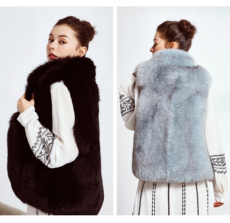 Fox Fur Vest 0045-5
