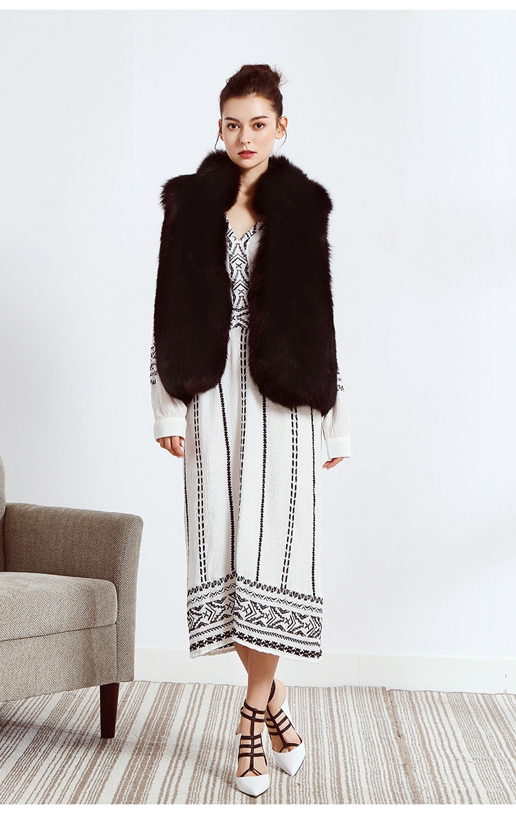 Fox Fur Vest 0045-3