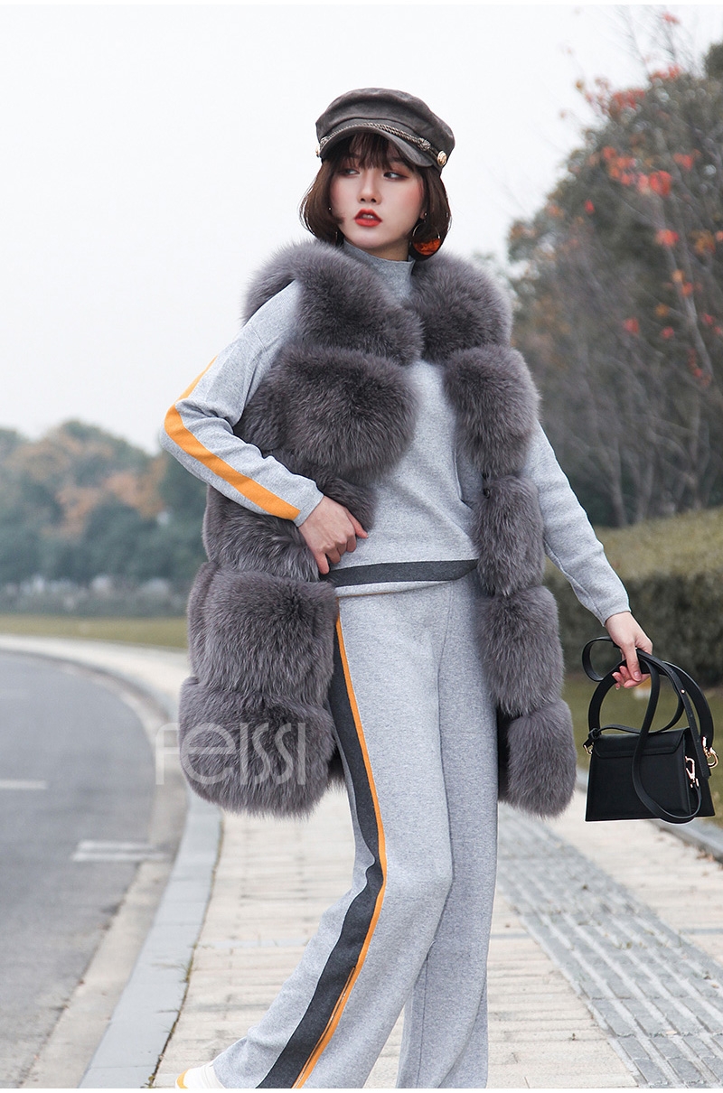 Fox Fur Vest 0047-1