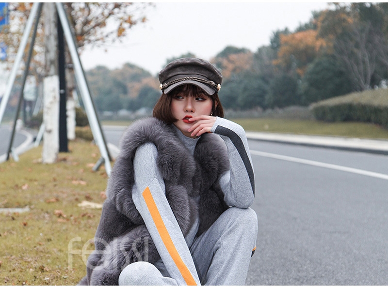 Fox Fur Vest 0047-9