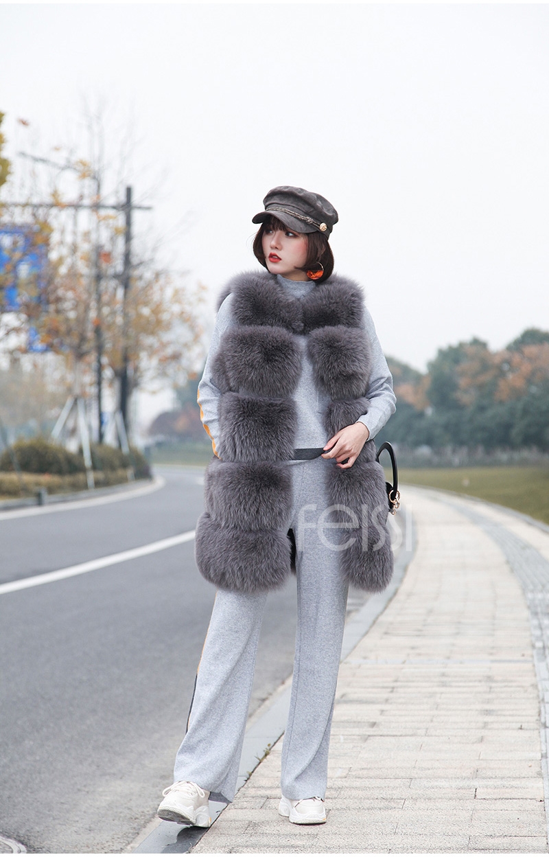 Fox Fur Vest 0047-3