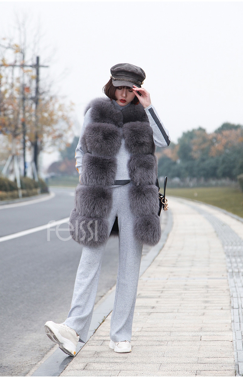 Fox Fur Vest 0047-4