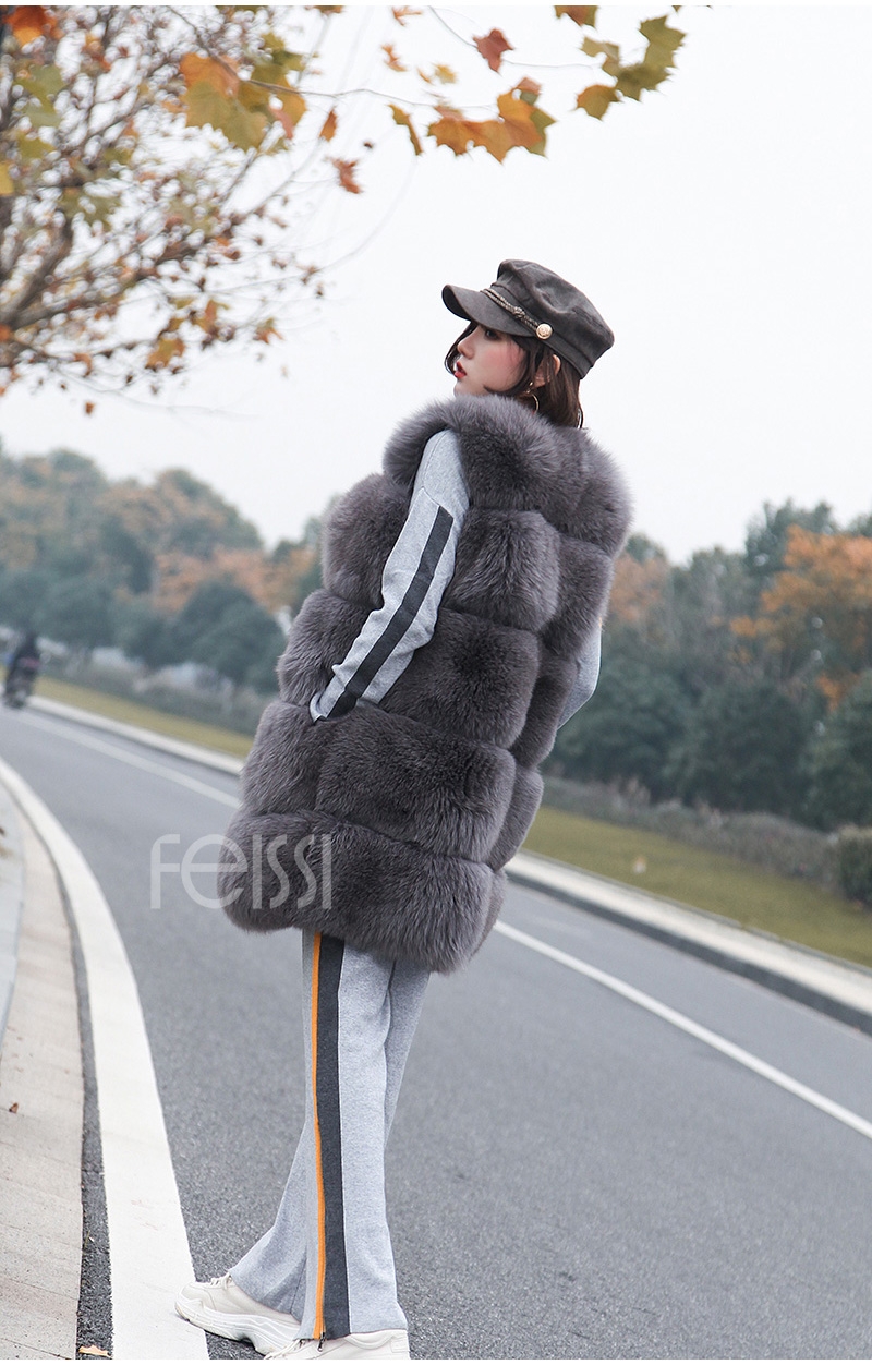 Fox Fur Vest 0047-15