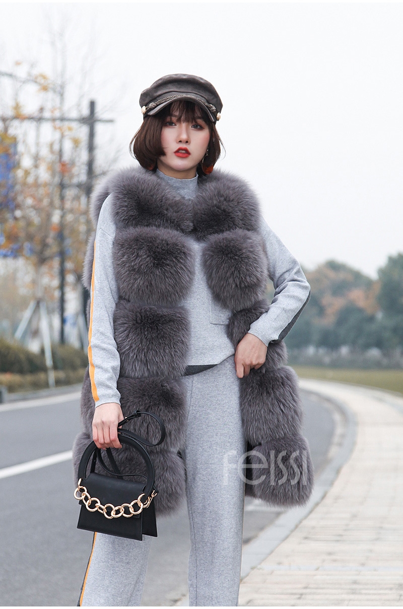 Fox Fur Vest 0047-2