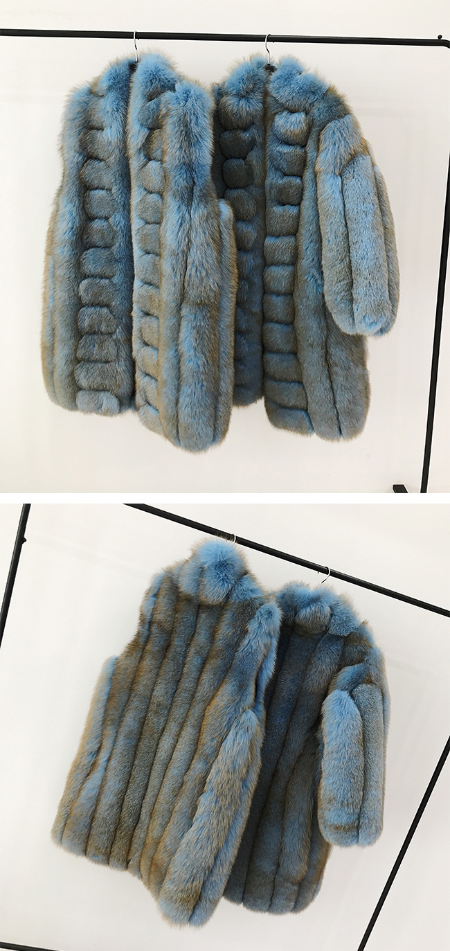 Fox Fur Long Coat 0053-3