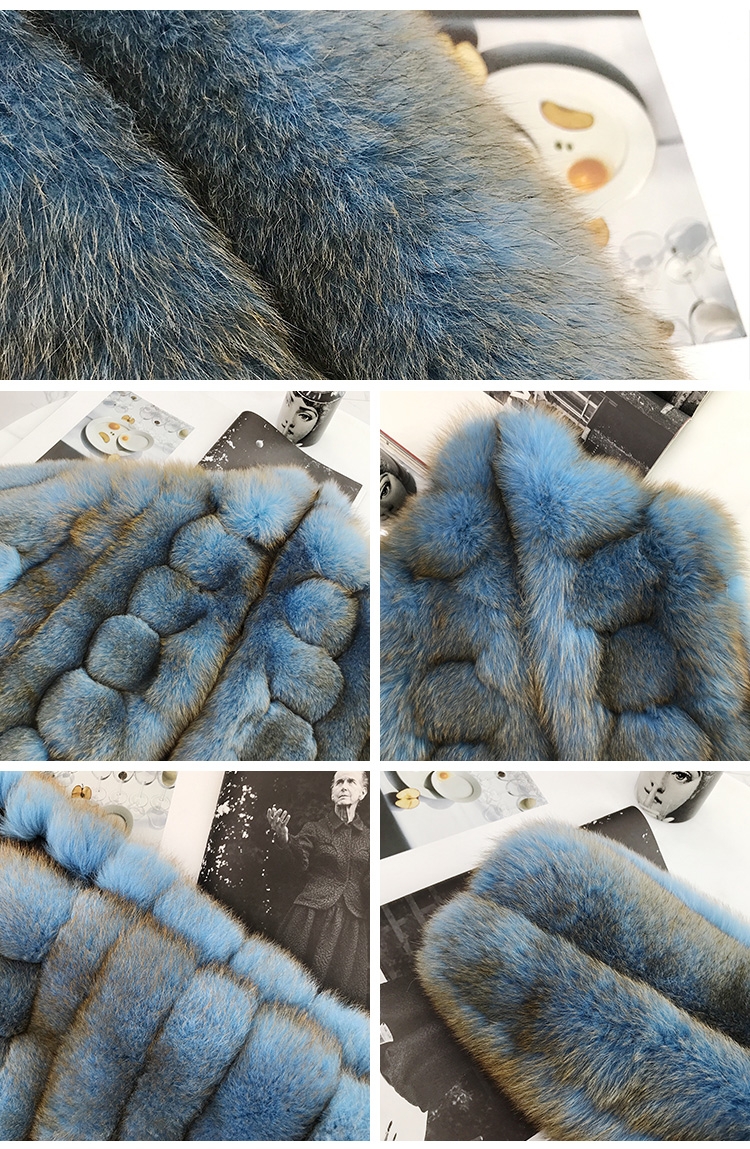 Fox Fur Long Coat 0053-2