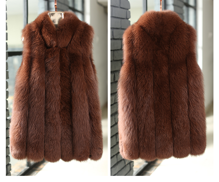 Fox Fur Vest 008 Details 3
