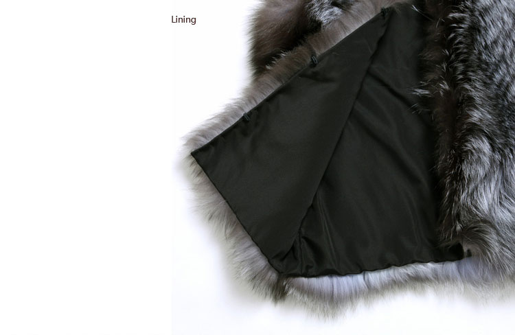 Silver Fox Fur Vest ffvefo16 Details 04