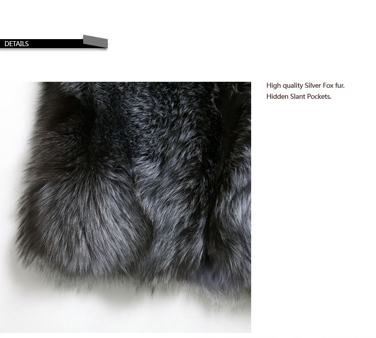 Silver Fox Fur Vest ffvefo16 Details 03