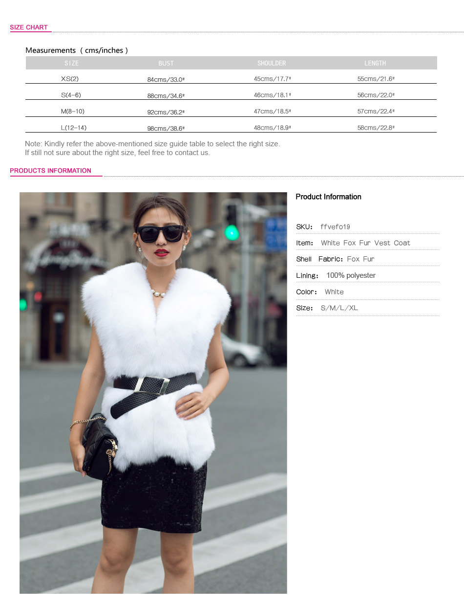 White fox fur vest coat 19_1