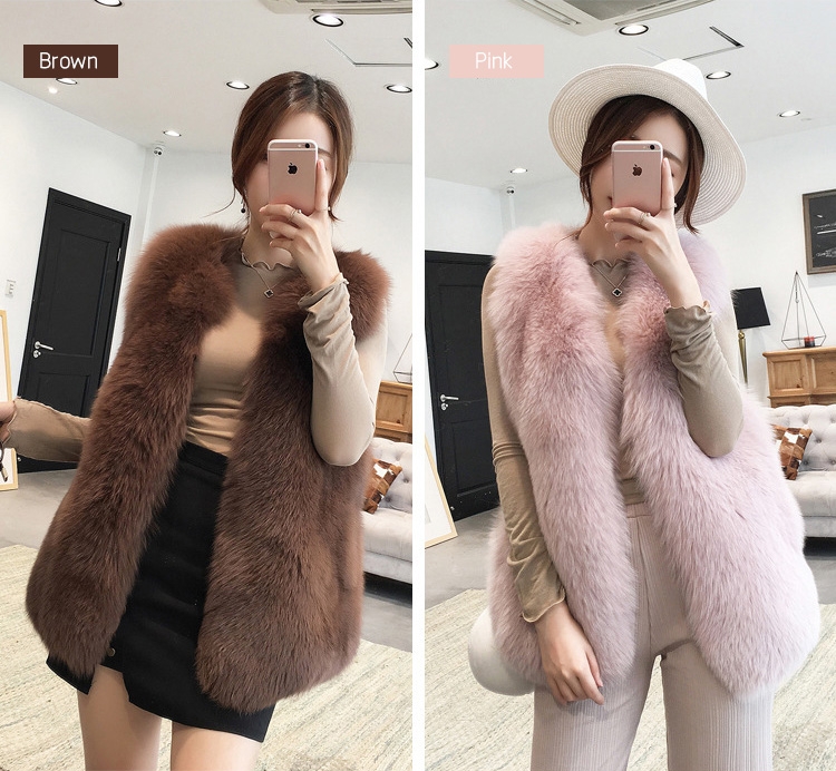 Fox Fur Vest 285-1