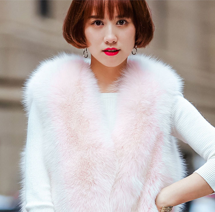 Fox Fur Vest 689 Details 1