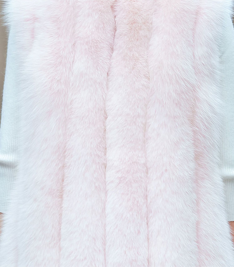 Fox Fur Vest 689 Details 2