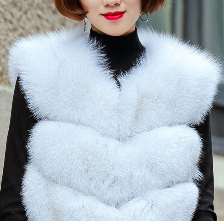 Fox Fur Vest 691 Details 2