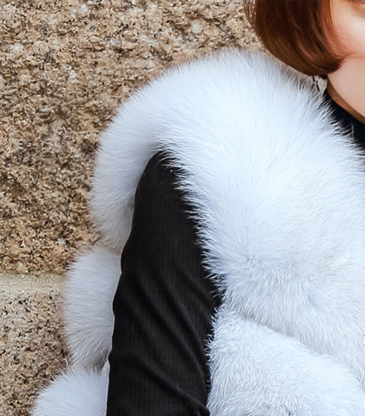 Fox Fur Vest 691 Details 4