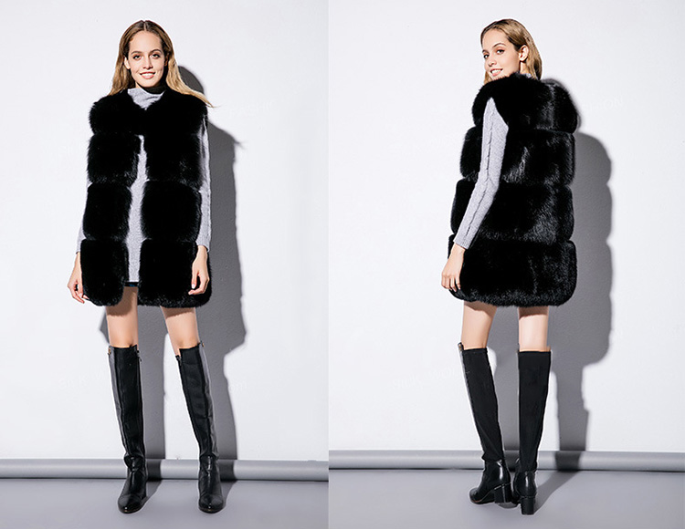 Fox Fur Vest 714 Details 2
