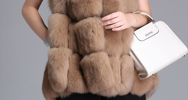 Fox Fur Vest 771 Details 4