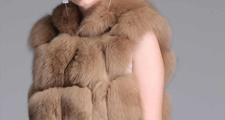Fox Fur Vest 771 Details 2