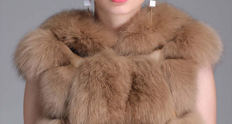 Fox Fur Vest 771 Details 1