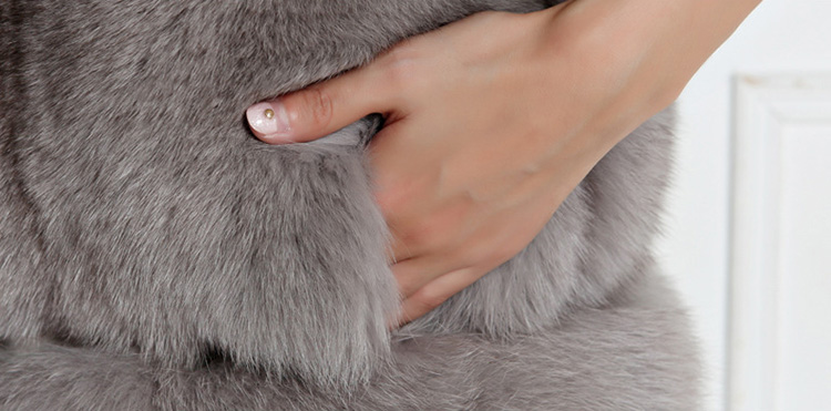 Fox Fur Vest 795 Details 2