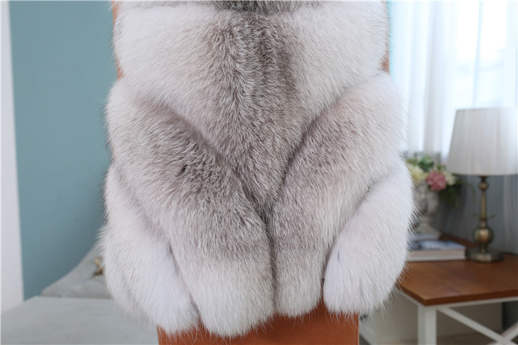 Cross Fox Fur Vest 813 Details 8