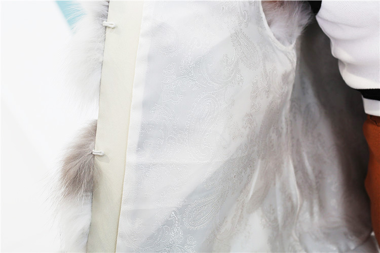 Cross Fox Fur Vest 813 Details 9