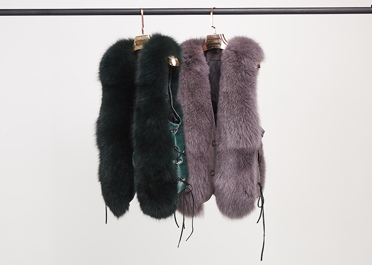 Fox Fur Vest 963 Details 1