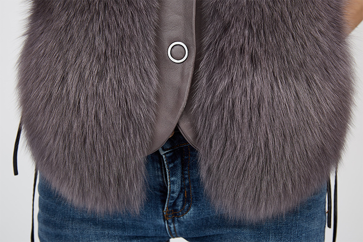 Fox Fur Vest 963 Details 12