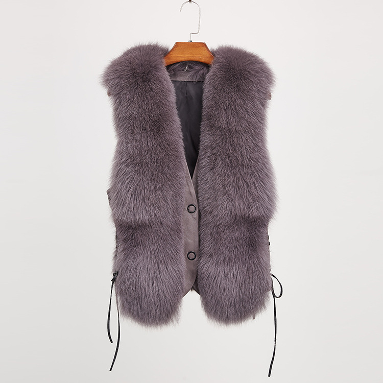 Fox Fur Vest 963 Details 3