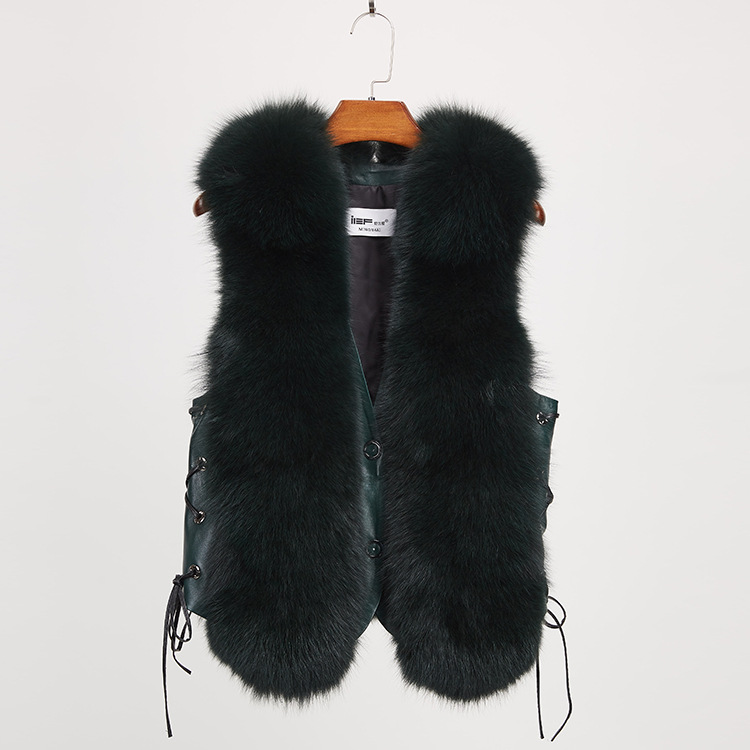 Fox Fur Vest 963 Details 2