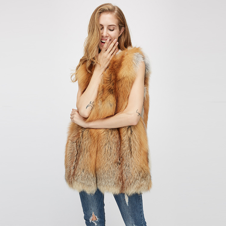 Fox Fur Vest 965 Details 11