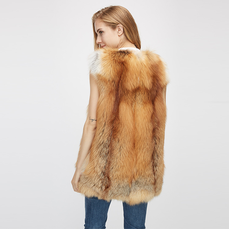 Fox Fur Vest 965 Details 12