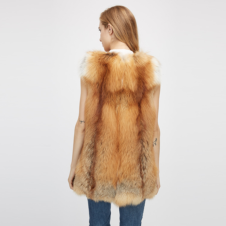 Fox Fur Vest 965 Details 13