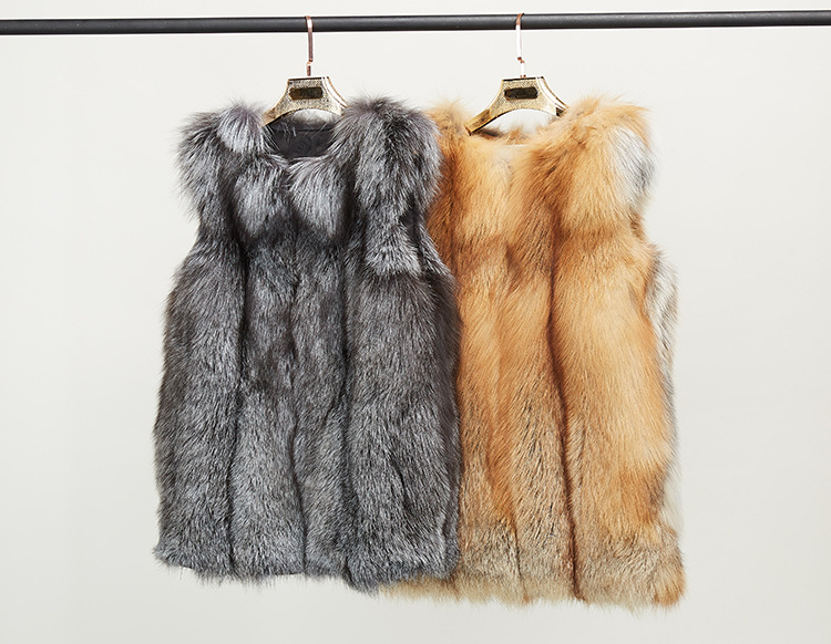 Fox Fur Vest 965 Details 14