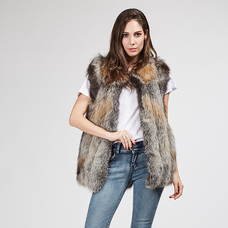 Fox Fur Vest 973 Details 2