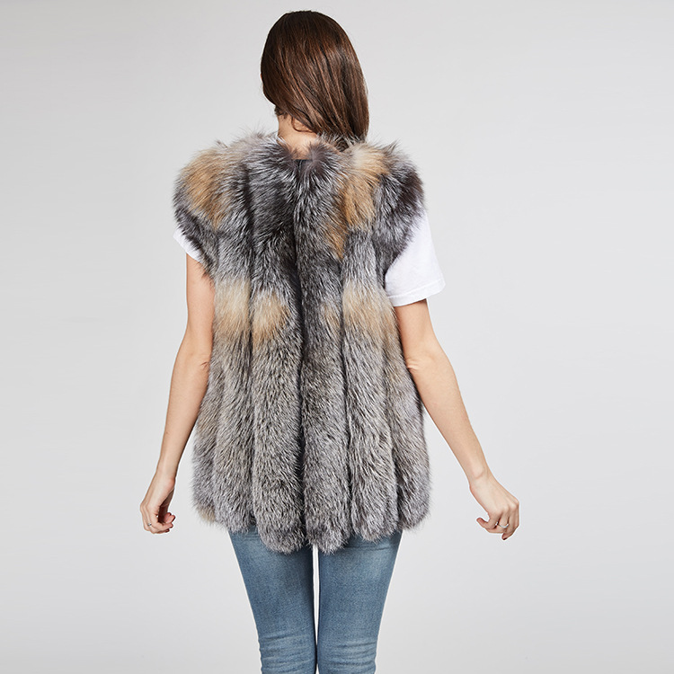 Fox Fur Vest 973 Details 7