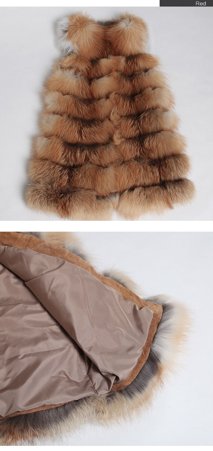 Women's Fox Fur Vest  631_08