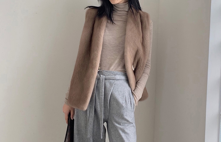 Mink Fur Vest 0044-7