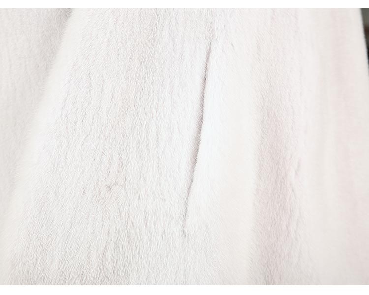 Funnel Collar Pullover Mink Fur Vest 0050-5