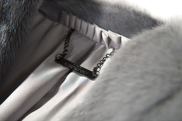 Mink Fur Vest 708 Details 8