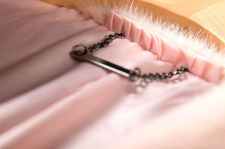Mink Fur Vest 708 Details 3