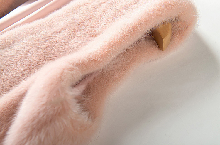 Mink Fur Vest 708 Details 2