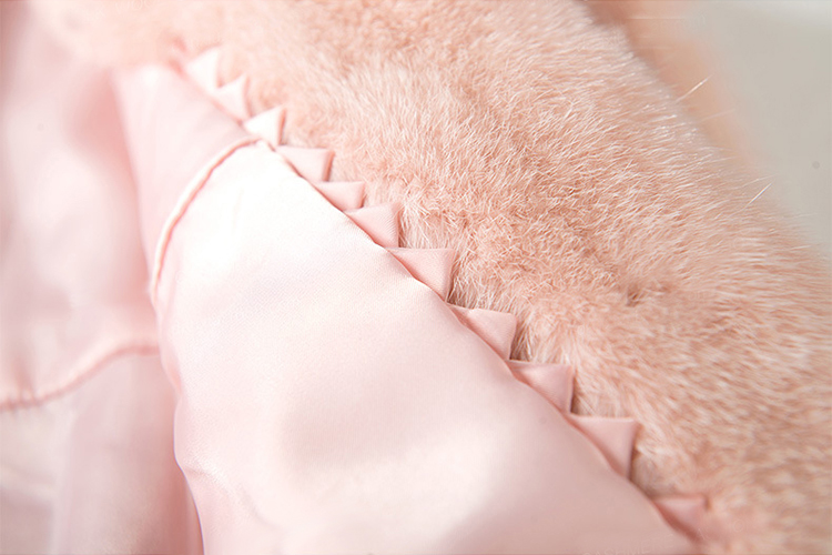 Mink Fur Vest 708 Details 5