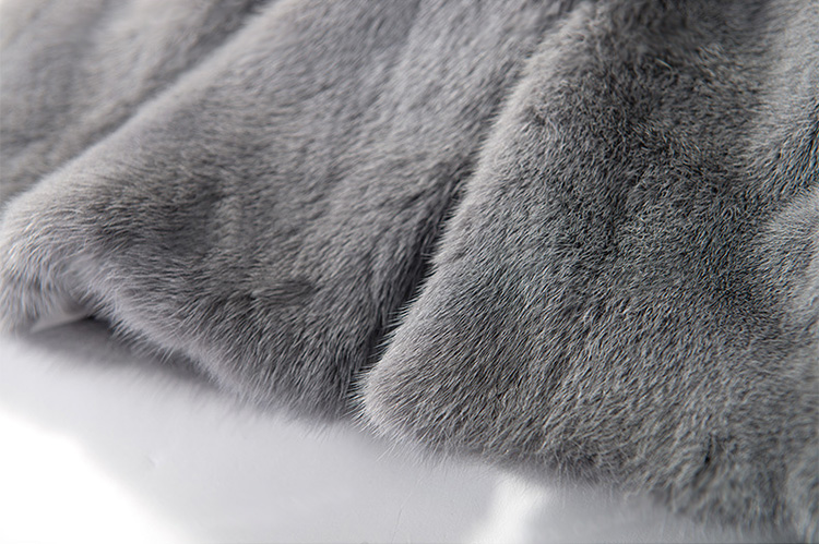 Mink Fur Vest 708 Details 11