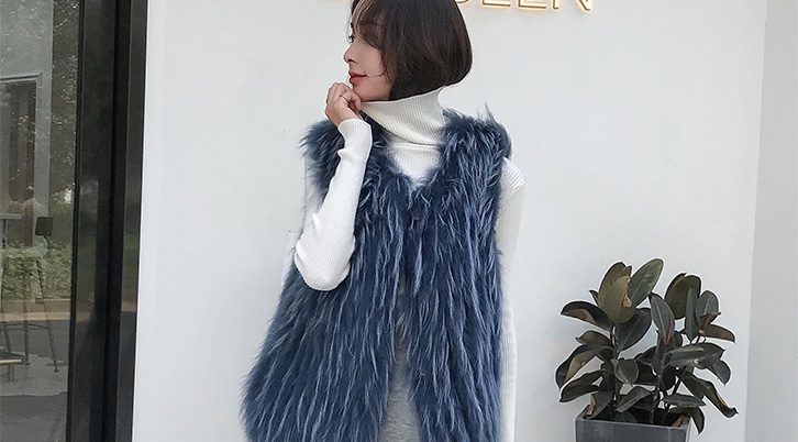 Raccoon Fur Vest 310-2