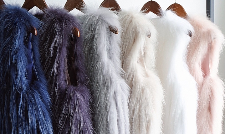 Raccoon Fur Vest 310-4