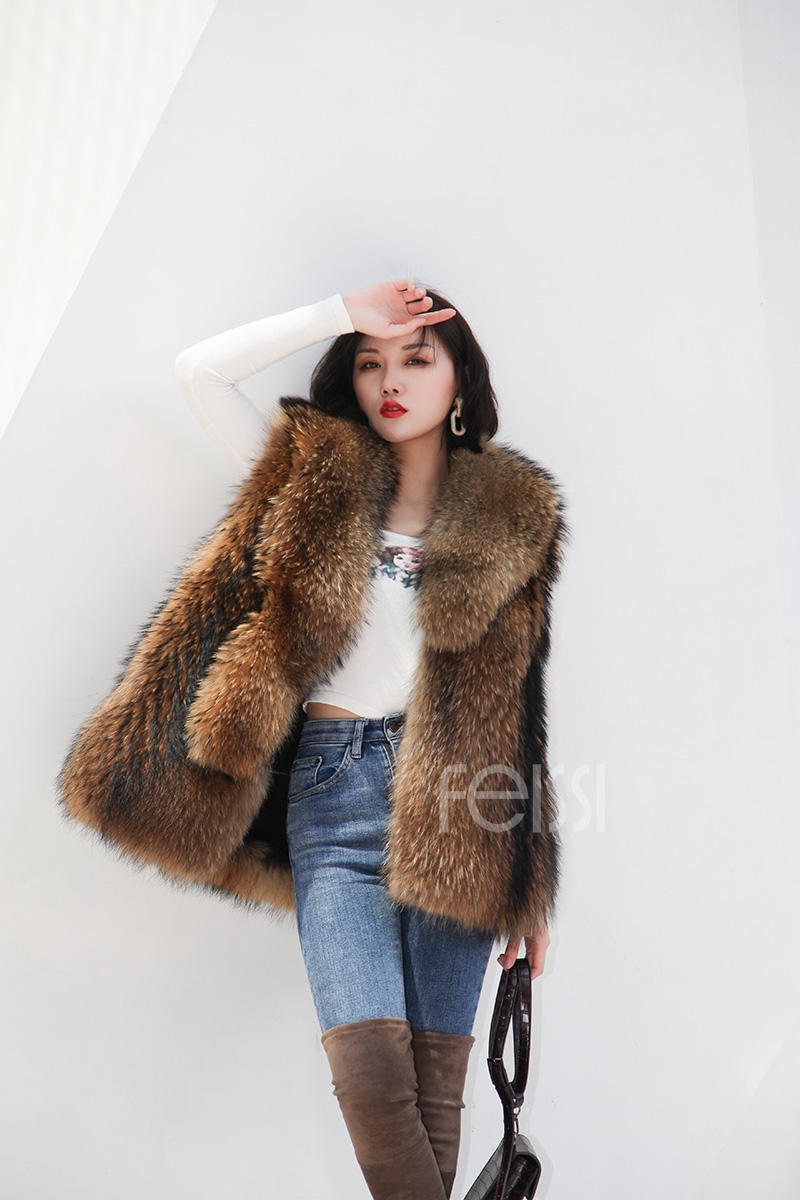 Raccoon Fur Vest 398-5