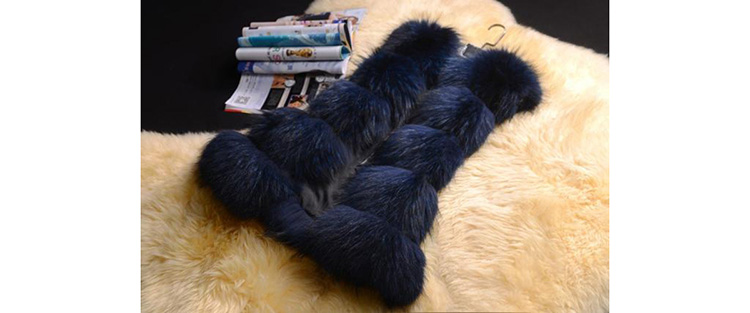 Raccoon Fur Vest 823 Details 1