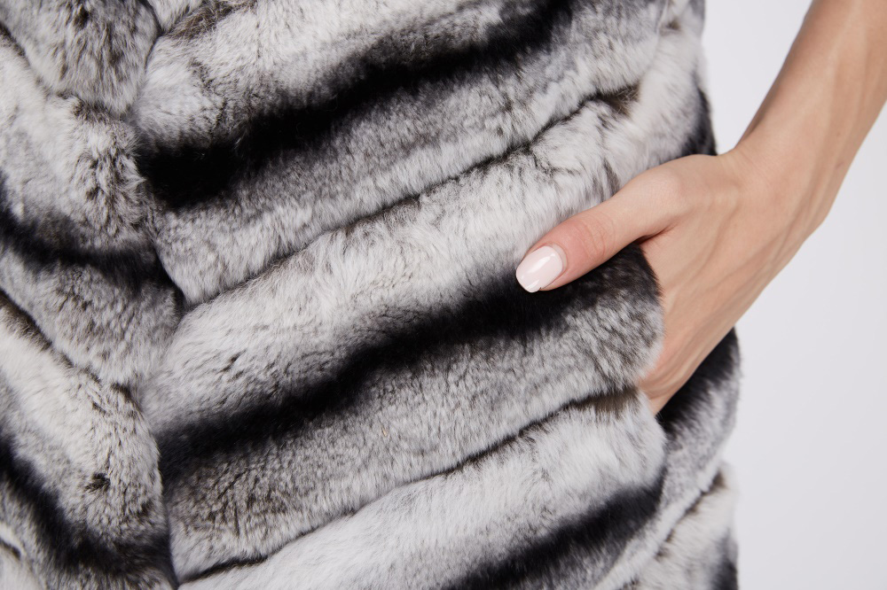 Rex Rabbit Fur Vest 217 Details 4
