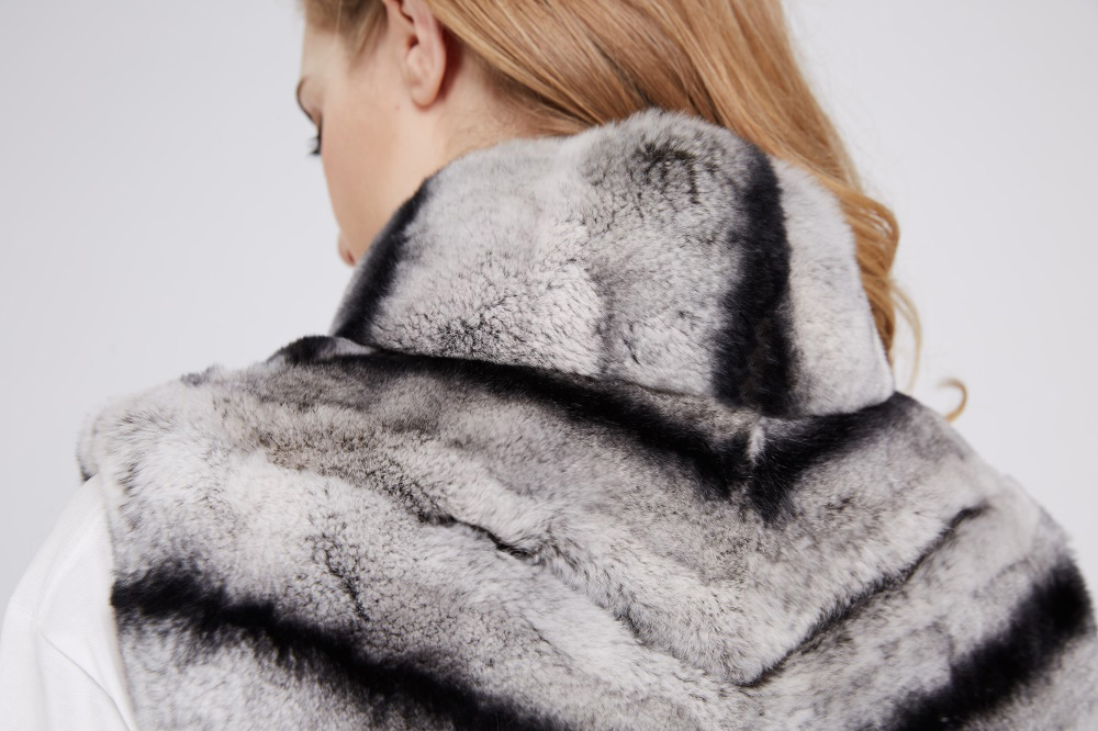 Rex Rabbit Fur Vest 217 Details 3